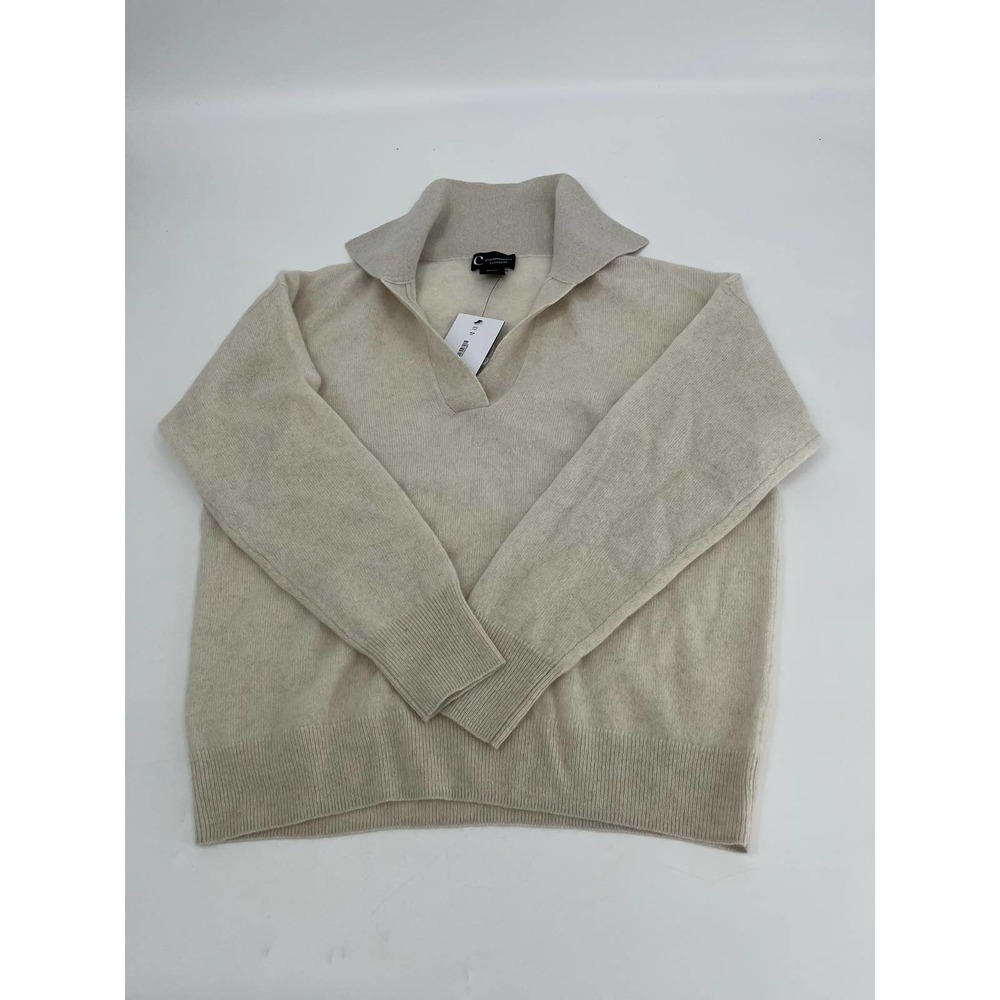 SUTTON STUDIO CHARCOAL POLO BASIC Style # V10406 Women's S NWT